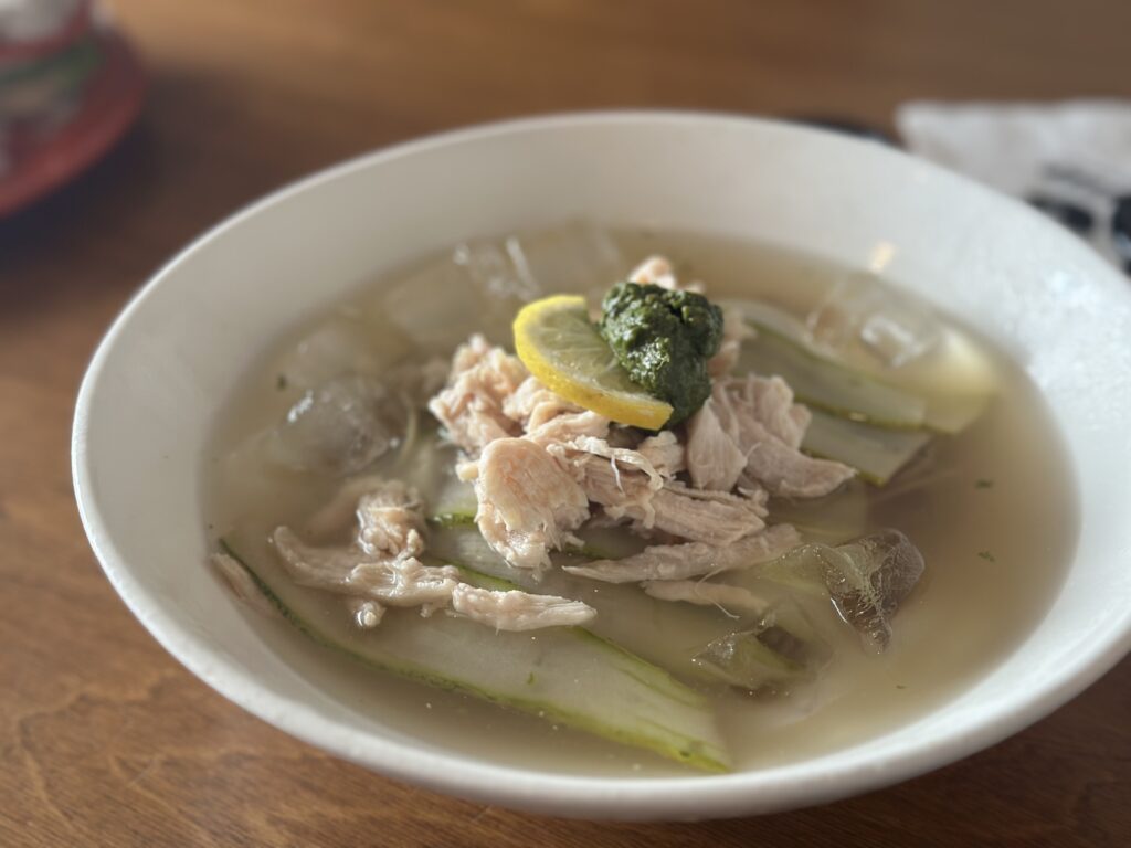 OTSEP Mangwon summer basil cold noodles, must-try brunch dish