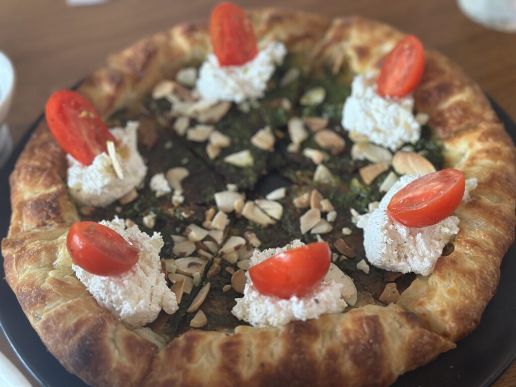 OTSEP signature basil pastry pizza - Best Brunch in Mangwon