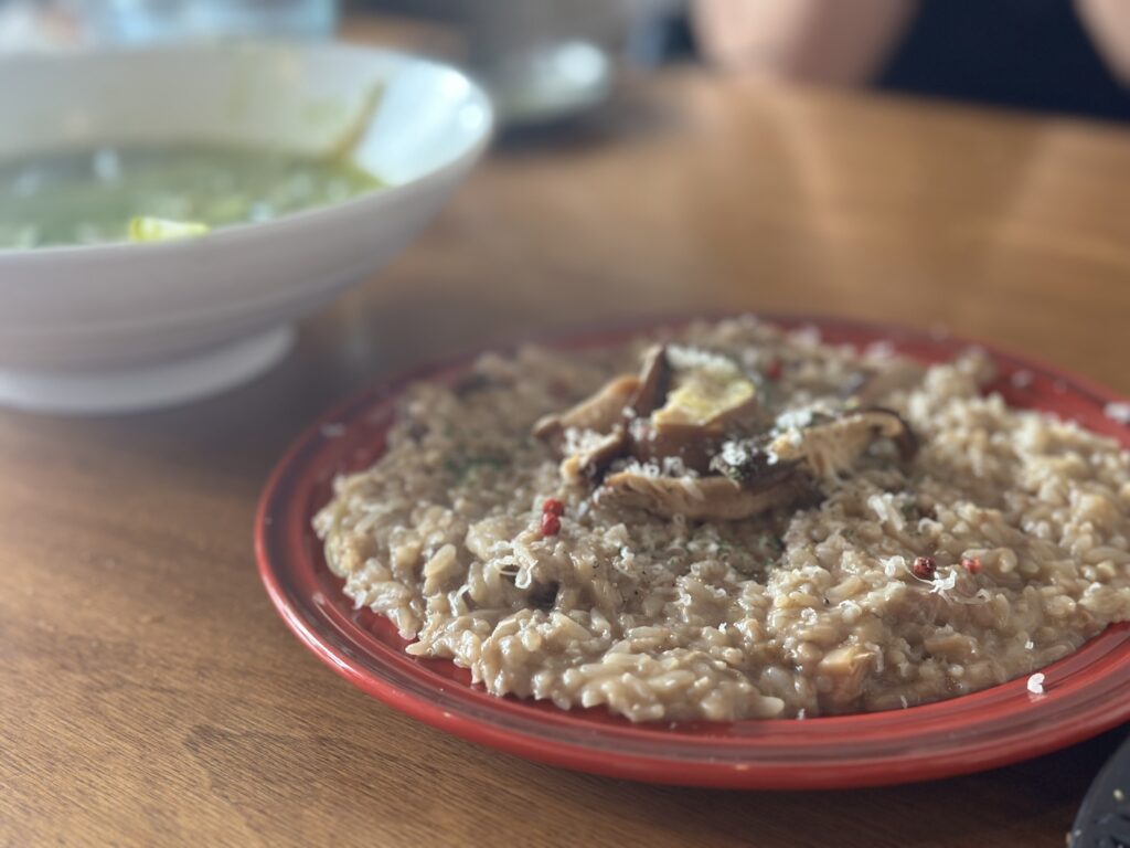 Mangwon OTSEP truffle mushroom risotto, popular brunch menu